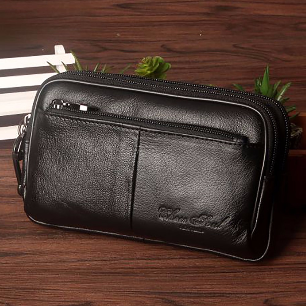 Leatherwork Wallet - 男性用本革ポーチ,携帯電話ケース,男性用財布