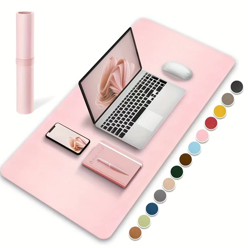 Leatherwork Desk - 1 個大型サイズ 600*300 ミリメートルオフィスデスクプロテクターマット PU レザー防水マウスパッドデスクトップキーボードデスクパッドゲームマウスパッド