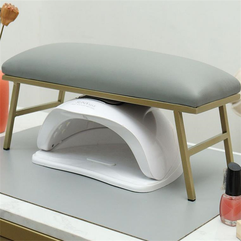 Leatherwork Desk - 1個入り PUレザー マーブル柄 ネイルハンドレストピロー ハンドクッション ピローホルダー
