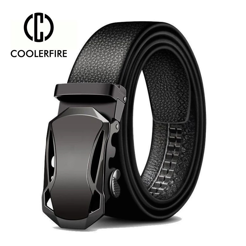 Leather Works Belt - 男性用の自動バックル付きベルト,高品質の革,有名なブランド,高級,ビジネス,zdp001