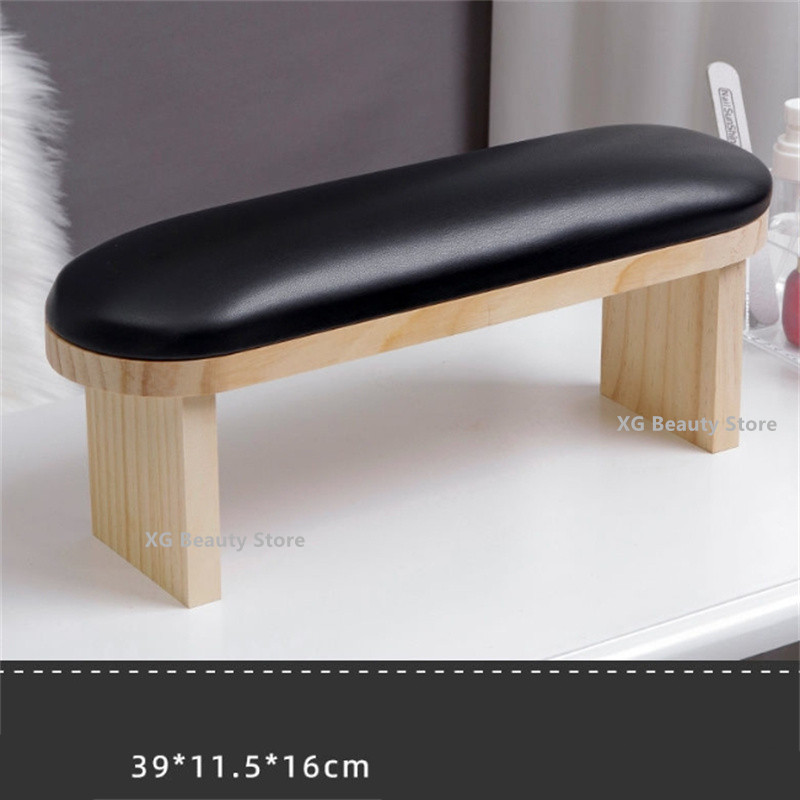 黒 Pu レザーネイルアートスタンドネイルハンドレスト枕ハン - Leatherwork Desk のレビューと価格