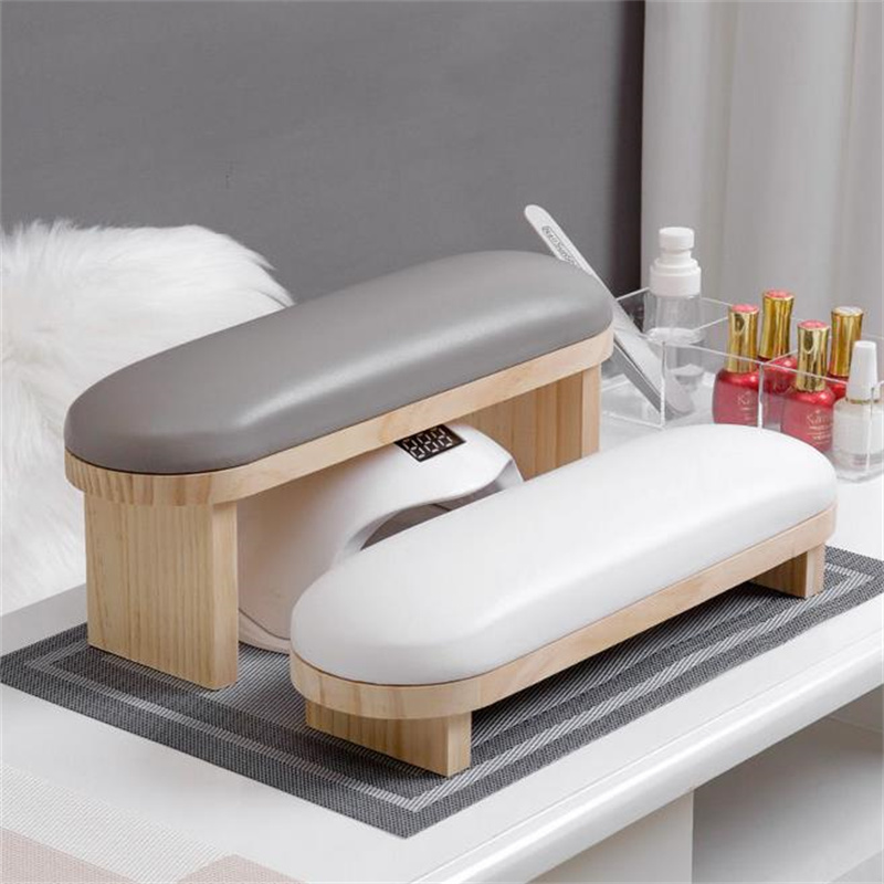 黒 Pu レザーネイルアートスタンドネイルハンドレスト枕ハン - Leatherwork Desk のレビューと価格