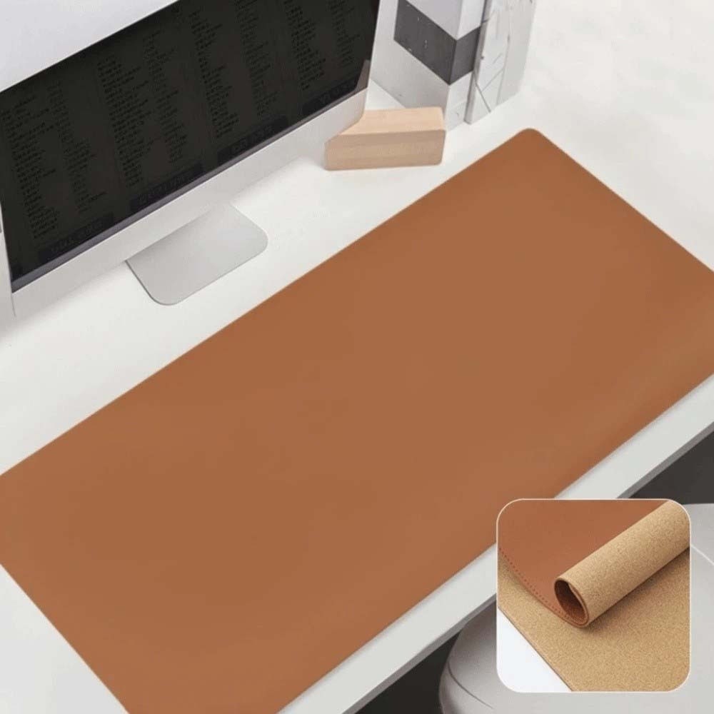 デスクブロッター レザーライティングパッド コルク防水テーブ - Leatherwork Desk のレビューと価格