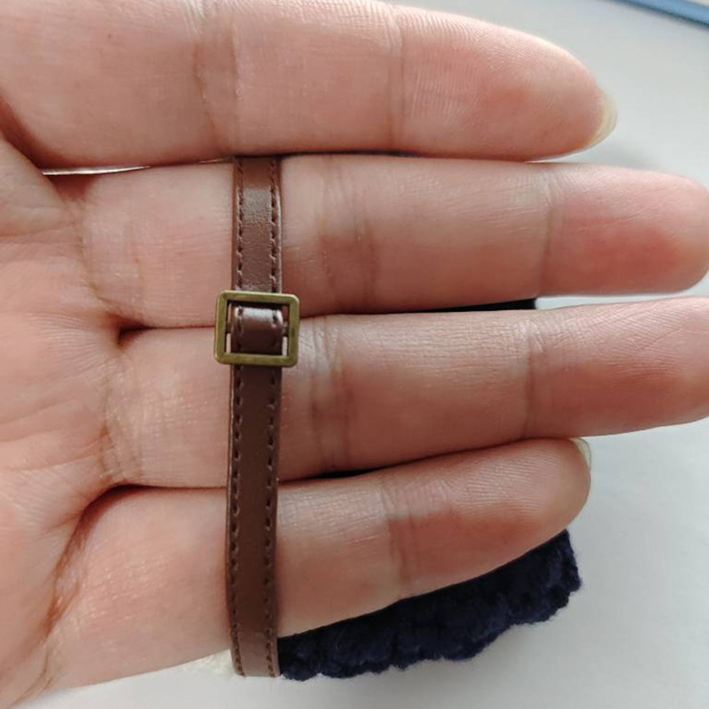 2M 5mm幅のミニドールバッグストラップ、ステッチ入りPU - Leatherwork Wallet のレビューと価格