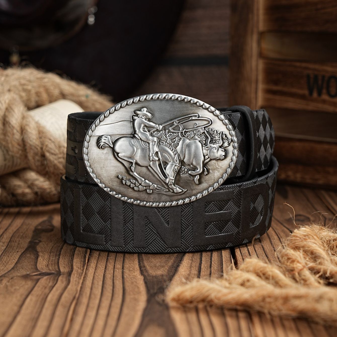 メンズ＆レディースカジュアルレトロベルトウエスタンスタイル！ - Leather Works Belt のレビューと価格