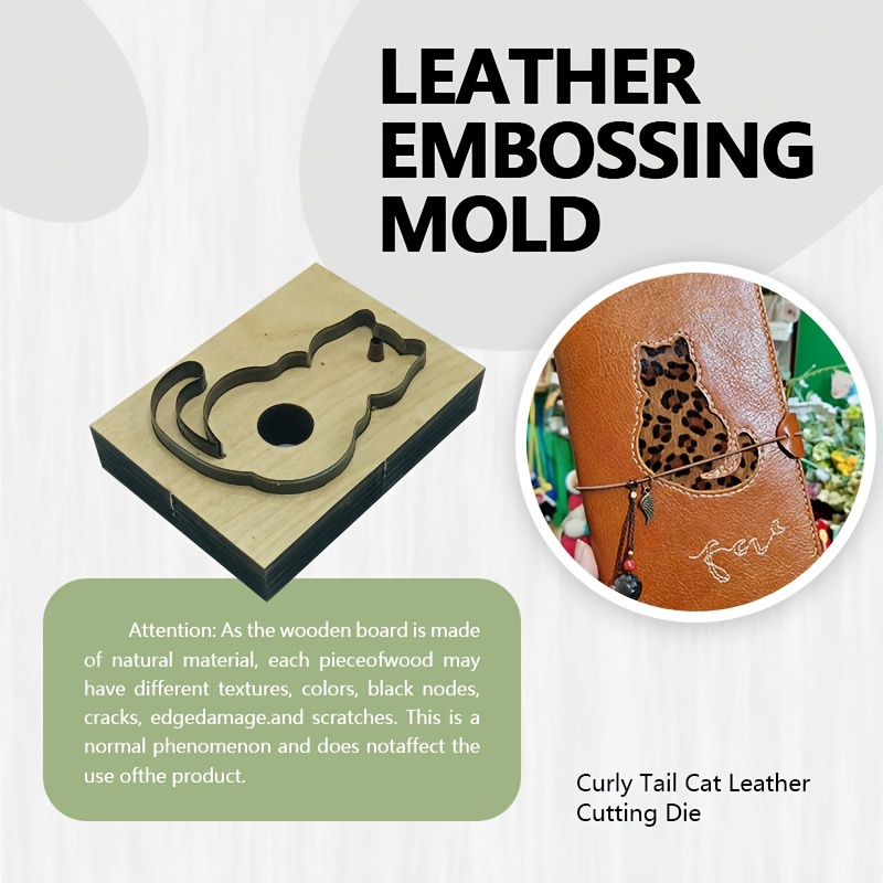 革裁切スタンプツール 猫の尻尾吊り下げ飾り 精密刻印 手作り - Leatherwork Projects のレビューと価格