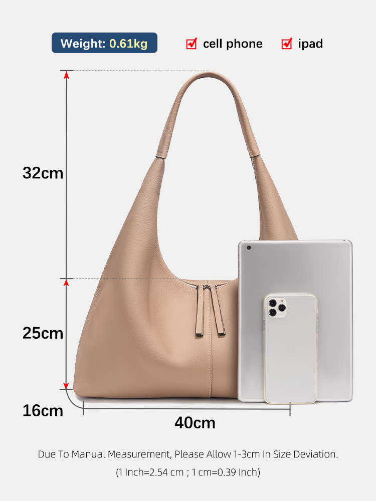Zency 大容量トートバッグ本革ホーボーバッグ女性ハンドバ - Leatherwork Wallet のレビューと価格