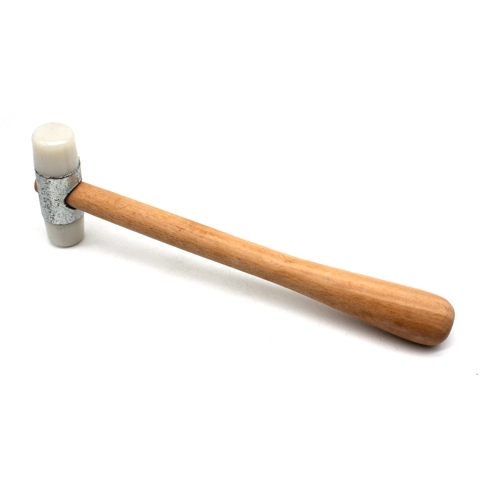 両面ナイロンマレットハンマー木製ハンドルジュエリー成形金属パ - Leather Workbench のレビューと価格