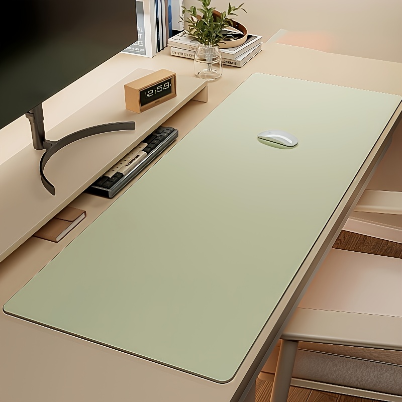 1個の大型フェイクレザーマウスパッド、滑り止め防水デスクパッ - Leatherwork Desk のレビューと価格