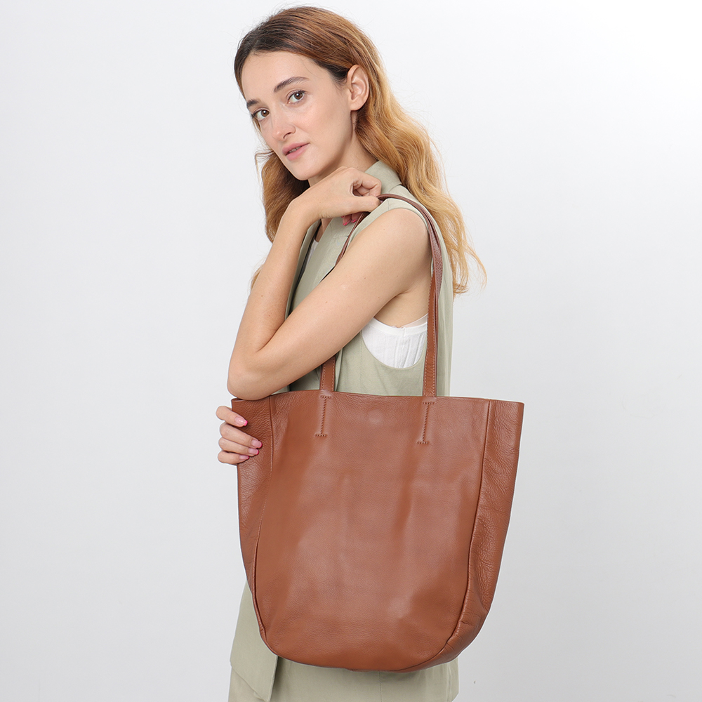 Sc-女性のための本革のトートバッグ,デラックス,日常のファ - Leatherwork Wallet のレビューと価格