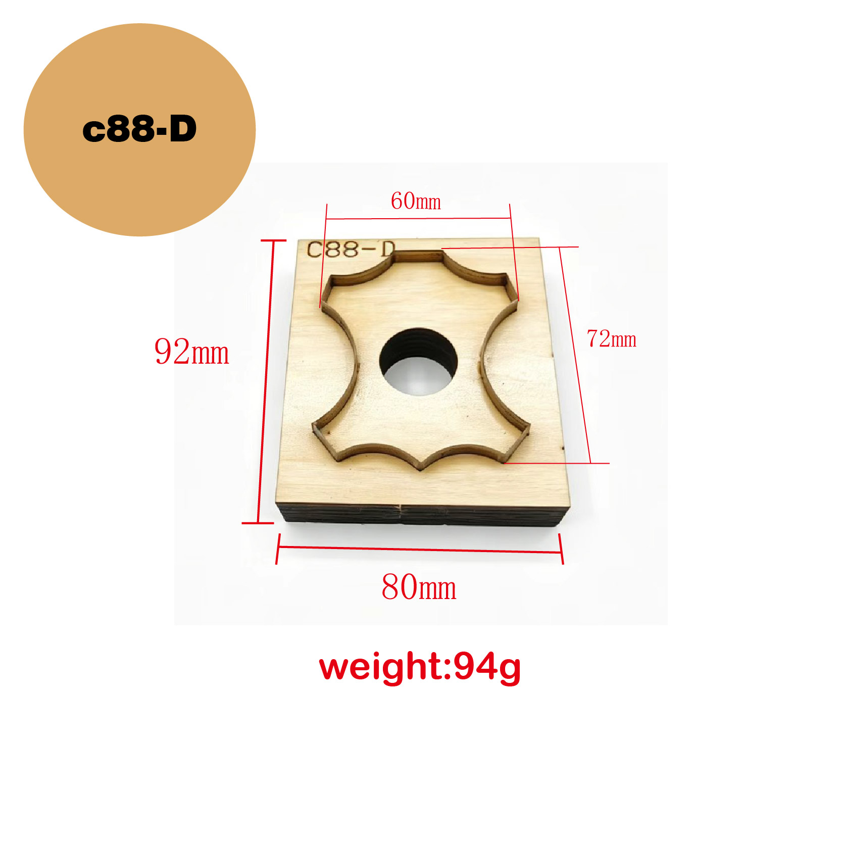 C88 四角形花柄レザーカッティングダイ手作り革製品DIYツ - Leatherwork Projects のレビューと価格