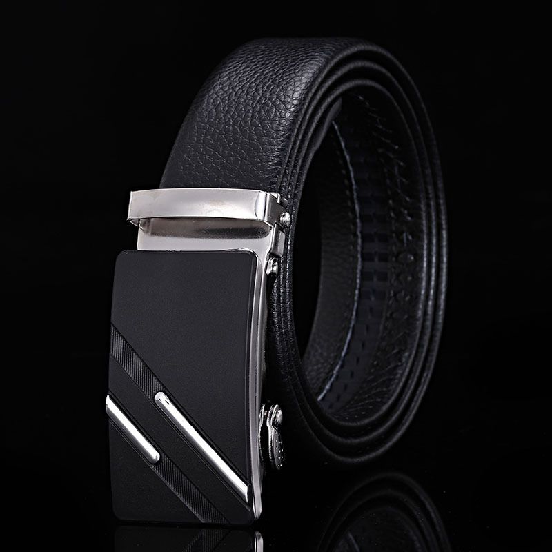 ファッショナブルなビジネスメンズベルト メタルバックルベルト - Leather Works Belt のレビューと価格