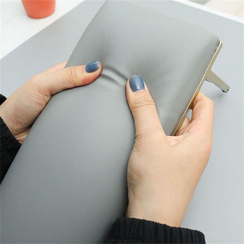 1個入り PUレザー マーブル柄 ネイルハンドレストピロー  - Leatherwork Desk のレビューと価格