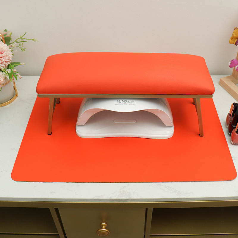 1個入り PUレザー マーブル柄 ネイルハンドレストピロー  - Leatherwork Desk のレビューと価格