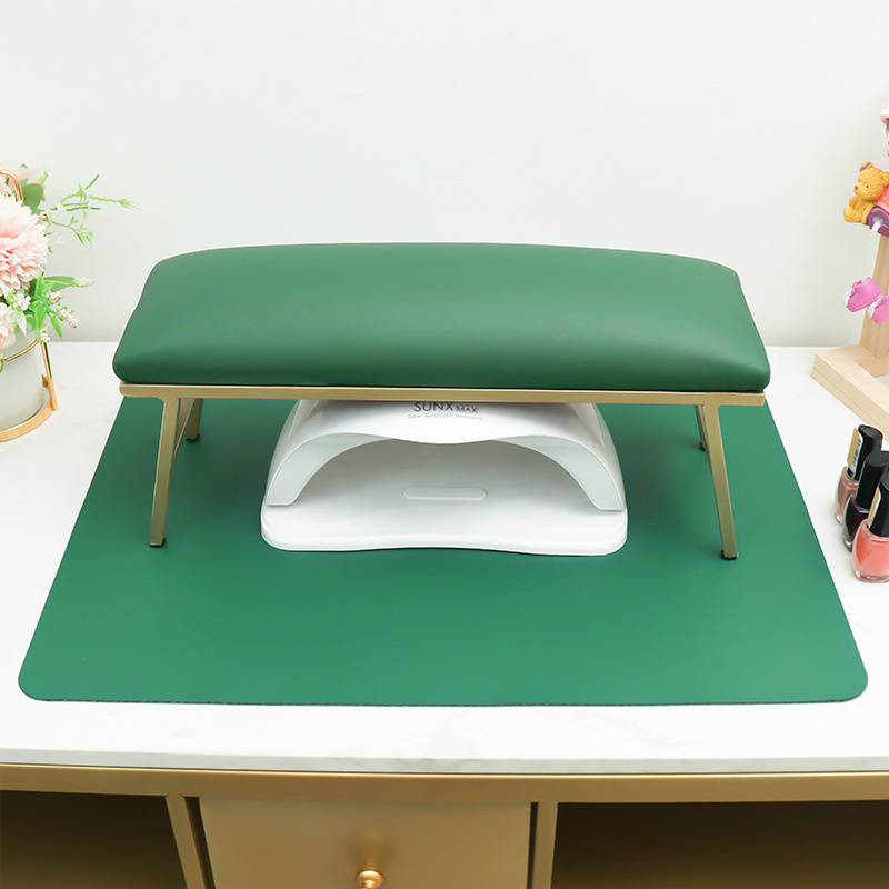 1個入り PUレザー マーブル柄 ネイルハンドレストピロー  - Leatherwork Desk のレビューと価格