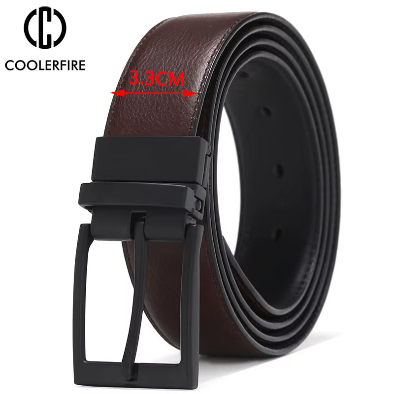 男性ベルト ビジネス ドレスベルト 男性用 本革ベルト リバ - Leather Works Belt のレビューと価格