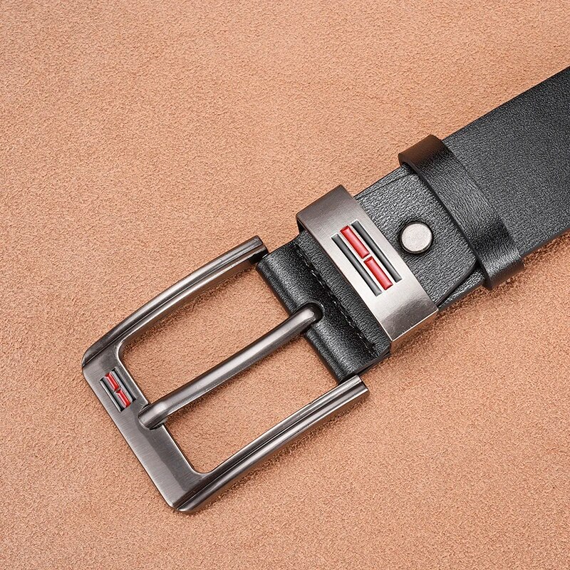 ファッションカジュアル高級メンズメタルピンバックルベルト、高 - Leather Works Belt のレビューと価格