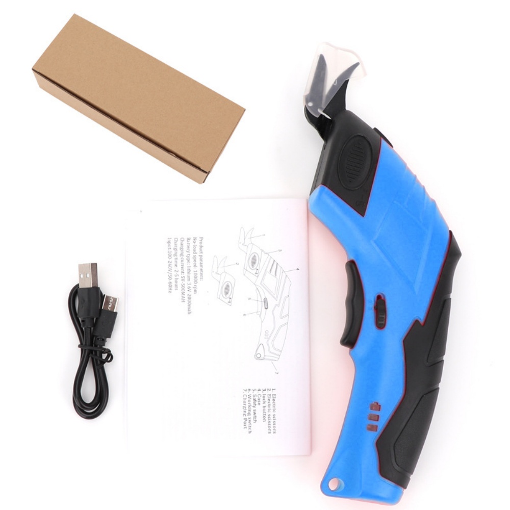 3.6V 電気はさみ生地切断機革テーラーはさみ + タングス - Leatherwork Projects のレビューと価格