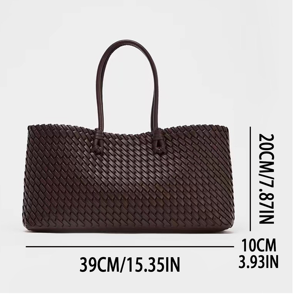 織り込みトートバッグ レディース 大きめ ショルダーバッグ  - Leatherwork Wallet のレビューと価格