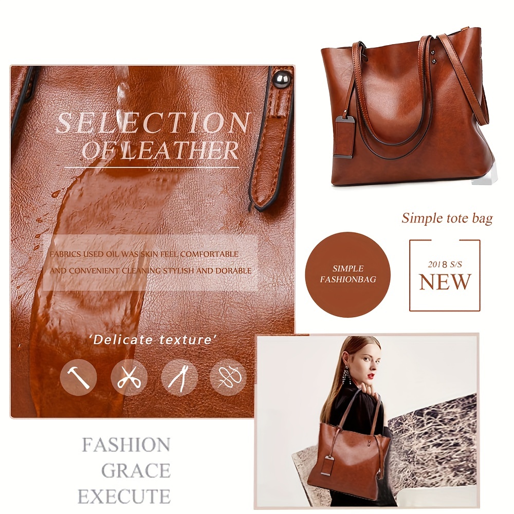 女性のためのクラシックなレトロな革のハンドバッグ,ファッショ - Leatherwork Wallet のレビューと価格