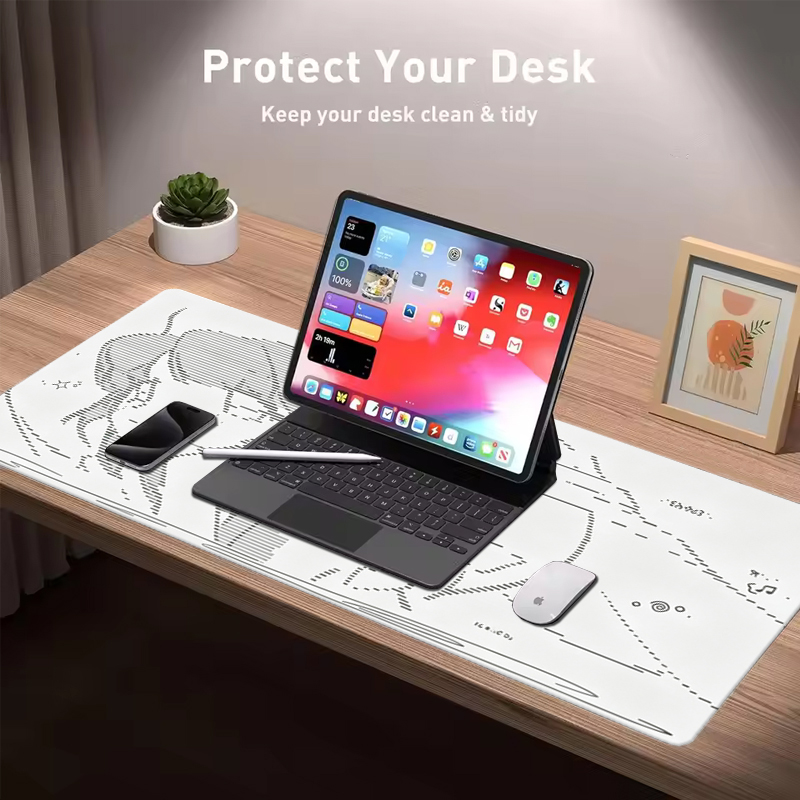 1 個革製マウスパッドアニメエンジェルガール Y2k かわい - Leatherwork Desk のレビューと価格